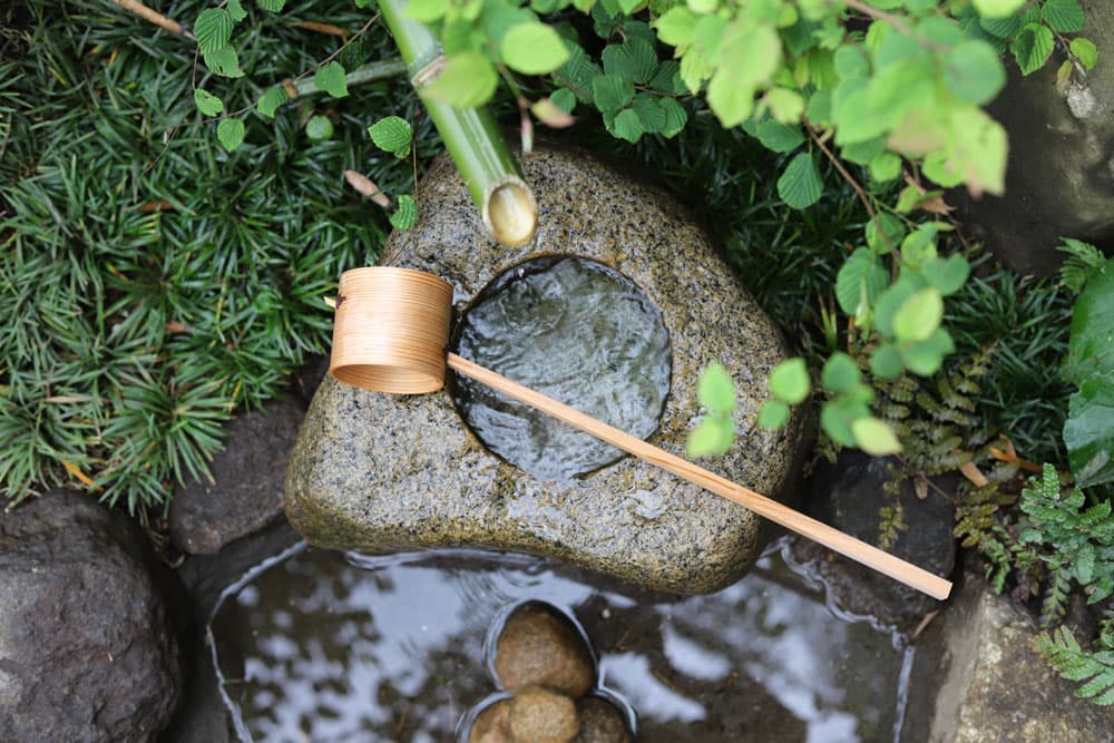 Chikusuian tsukubai image